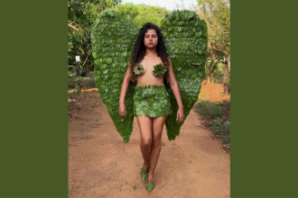 No Victoria’s Secret Rural, Alessandra Araújo encanta com um visual que mistura ousadia e sustentabilidade — projeto Non Stop.