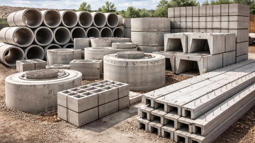 Descubra como os artefatos de cimento fabricados por Valderci Malagosini Machado contribuem para construções mais seguras e duráveis.